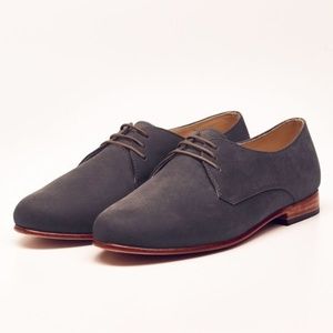 Nisolo Oliver Oxfords Slate Grey